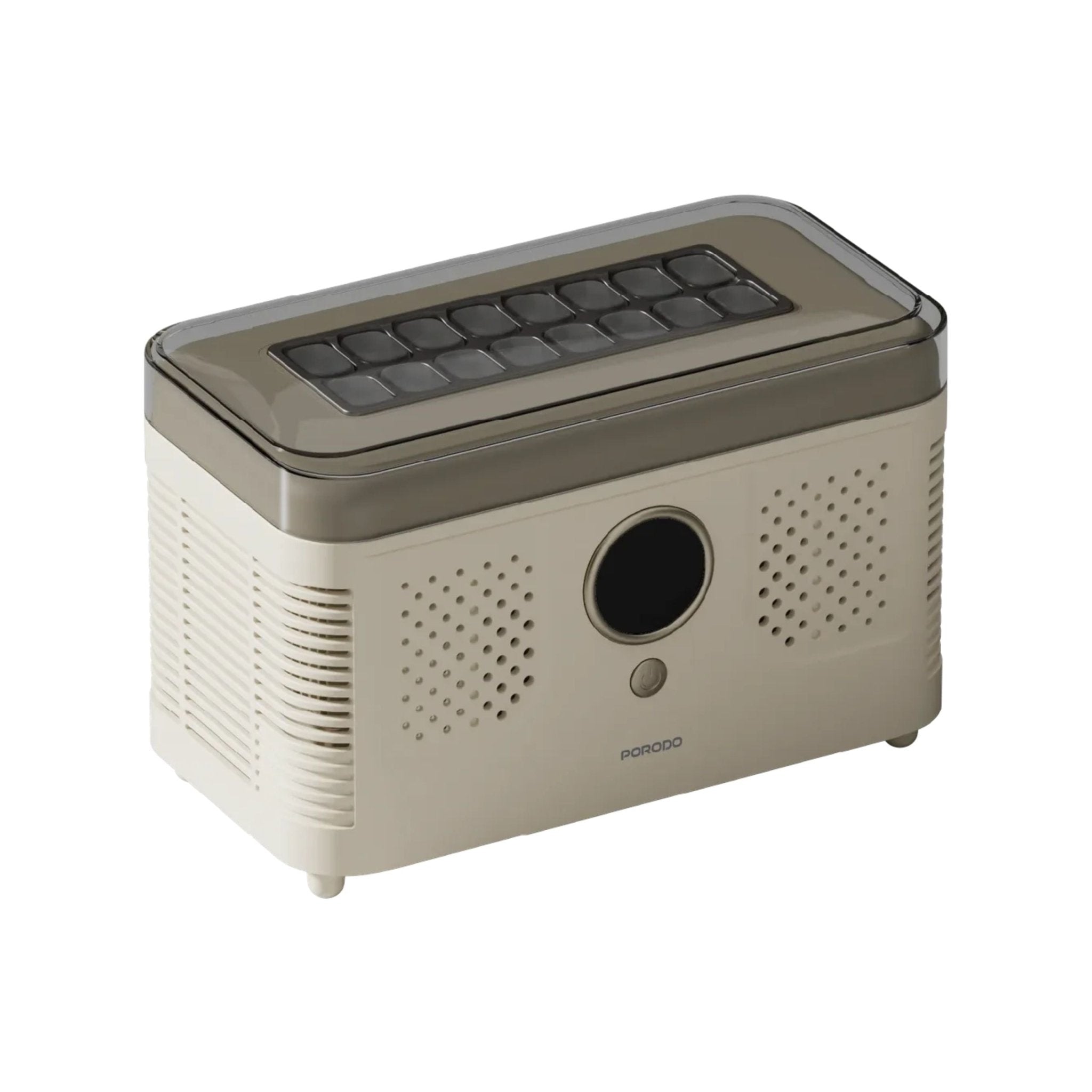 Porodo Lifestyle Frostiq Portable Ice Cube Maker - Beige - STOORE.AE | ستور الامارات